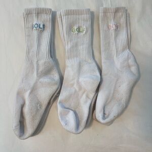 Golf Wang pastel logo sock pack